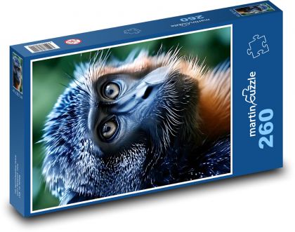 A baby monkey - Puzzle 260 pieces, size 41x28.7 cm 