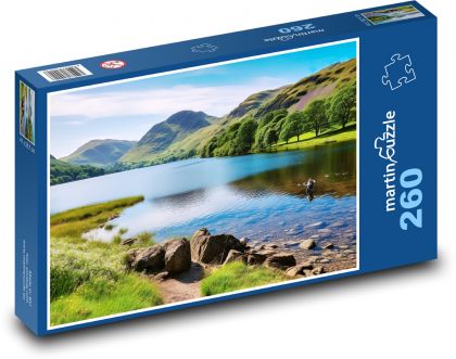 Národný park Cumbria Lake, Anglicko - Puzzle 260 dielikov, rozmer 41x28,7 cm