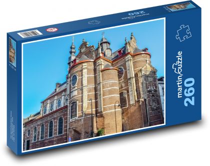 Kościół Bruksela - Belgia - Puzzle 260 elementów, rozmiar 41x28,7 cm