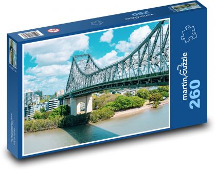 Most cez rieku v - Puzzle 260 dielikov, rozmer 41x28,7 cm
