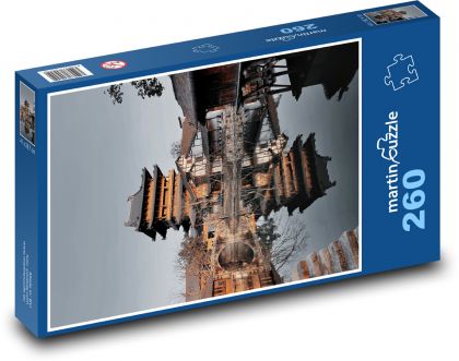 Čína - staroveké budovy - Puzzle 260 dielikov, rozmer 41x28,7 cm