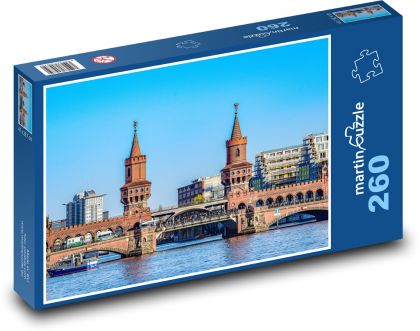 Oberbaumbrücke Bridge - Germany, Berlin - Puzzle 260 pieces, size 41x28.7 cm 