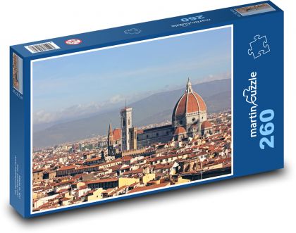 Toskánsko - Florencia, Taliansko - Puzzle 260 dielikov, rozmer 41x28,7 cm