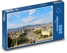 Barcelona - Španělsko Puzzle 260 dílků - 41 x 28,7 cm