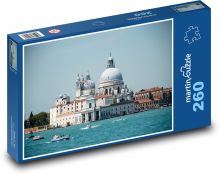 Benátky - Itálie, řeka Puzzle 260 dílků - 41 x 28,7 cm