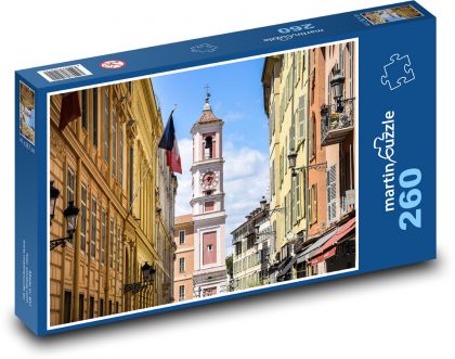 Prowansja - Francja, miasto - Puzzle 260 elementów, rozmiar 41x28,7 cm