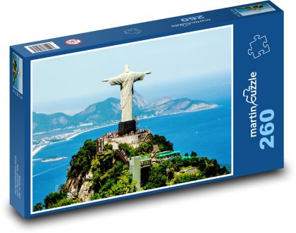 Brazylia - Rio, pomnik - Puzzle 260 elementów, rozmiar 41x28,7 cm
