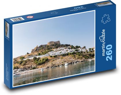 Lindos - Rhodos, Řecko - puzzle 260 dílků
