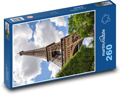 Eiffelova věž - Paříž, Francie - puzzle 260 dílků