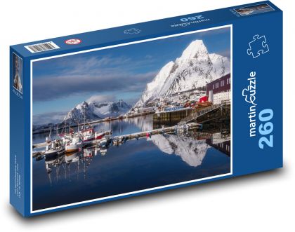 Lofoten - Norwegen, Boote - Puzzle - 260 Teile