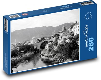 Mostar - Černá hora - puzzle 260 dílků