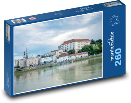 Linz - Austria - Puzzle 260 elementów, rozmiar 41x28,7 cm