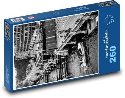 Amsterdamský kanál - Puzzle 260 dielikov, rozmer 41x28,7 cm