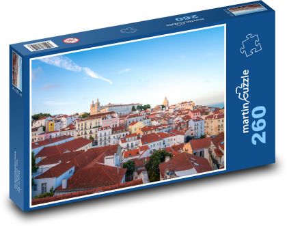Lisabonská katedrála, Portugalsko - Puzzle 260 dielikov, rozmer 41x28,7 cm