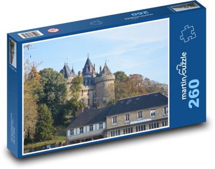 Zamek Combourg - Francja - Puzzle 260 elementów, rozmiar 41x28,7 cm