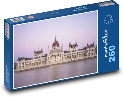Maďarský parlament - Dunaj - Puzzle 260 dielikov, rozmer 41x28,7 cm