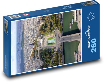 Paríž - Francúzsko, veža - Puzzle 260 dielikov, rozmer 41x28,7 cm