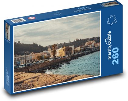Wybrzeże - port - Puzzle 260 elementów, rozmiar 41x28,7 cm