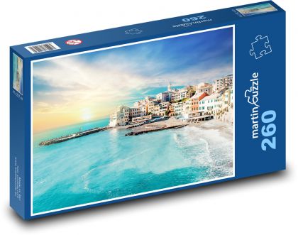 Camogli - Ligúria, Taliansko - Puzzle 260 dielikov, rozmer 41x28,7 cm