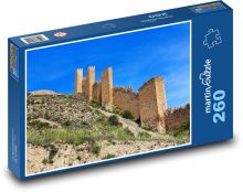 Albarracin - opevnenia, Španielsko Puzzle 260 dielikov - 41 x 28,7 cm