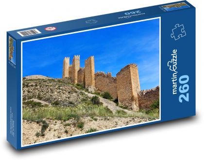 Albarracin - fortifications, Spain - Puzzle 260 pieces, size 41x28.7 cm 