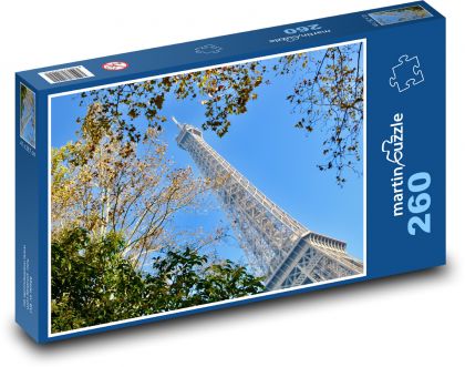 Eiffelova veža - Paríž, Francúzsko - Puzzle 260 dielikov, rozmer 41x28,7 cm