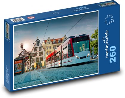 Straßenbahn - historisches Zentrum - Puzzle - 260 Teile