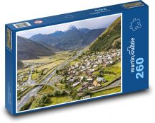 Dedina v údolí Puzzle 260 dielikov - 41 x 28,7 cm 
