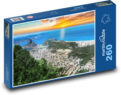 Rio de Janeiro - Brazílie - Puzzle 260 dílků, rozměr 41x28,7 cm