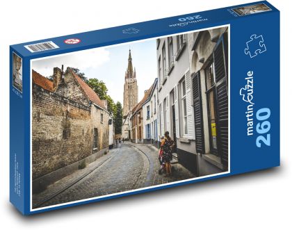 Bruggy - Belgie - Puzzle 260 dílků, rozměr 41x28,7 cm