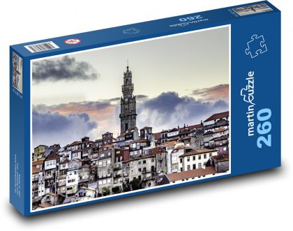 Wieża miejska - Puzzle 260 elementów, rozmiar 41x28,7 cm