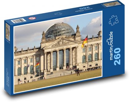 Parlament - Německo, Berlin - puzzle 260 dílků