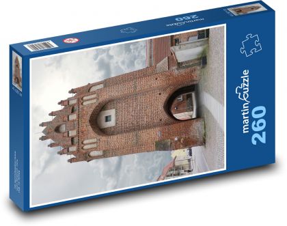 Brama młyńska - Templin, Niemcy - Puzzle 260 elementów, rozmiar 41x28,7 cm
