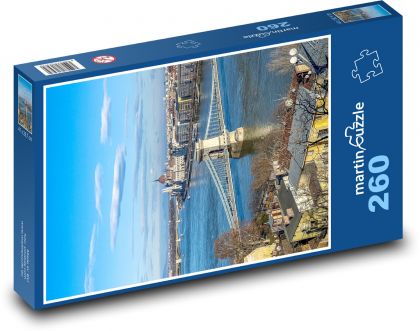 Budapeštiansky most - Maďarsko - Puzzle 260 dielikov, rozmer 41x28,7 cm