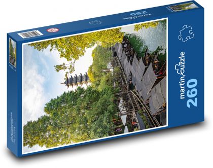 Wieża - statki - Puzzle 260 elementów, rozmiar 41x28,7 cm