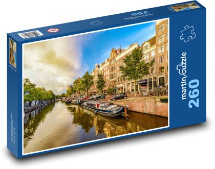 Amsterdam, Holandsko - Puzzle 260 pieces, size 41x28.7 cm 