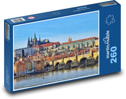 Praha - Hradčany, Česko - Puzzle 260 dílků, rozměr 41x28,7 cm