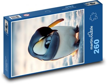 Tučniak s mláďaťom - Puzzle 260 dielikov, rozmer 41x28,7 cm