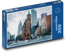 Mesto - architektúra, mrakodrapy Puzzle 260 dielikov - 41 x 28,7 cm 