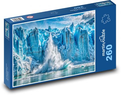 Fallender Gletscher - Puzzle - 260 Teile