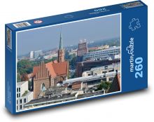 Kościół miejski Puzzle 260 elementów - 41x28,7 cm