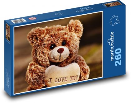 Ein Teddybär der Liebe - Puzzle - 260 Teile