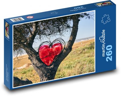 Srdcia na Valentína - Puzzle 260 dielikov, rozmer 41x28,7 cm