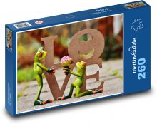 Verliebte Frösche Puzzle 260 Teile - 41 x28,7 cm