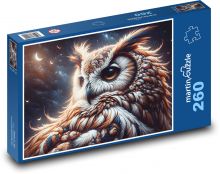 Sova v noci Puzzle 260 - 41x28,7 cm