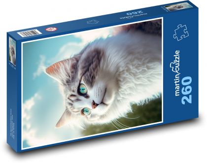 Mačka - Puzzle 260 dielikov, rozmer 41x28,7 cm