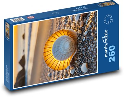 Skorupiaki na plaży - Puzzle 260 elementów, rozmiar 41x28,7 cm