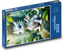 Bílý dráček Puzzle 260 dílků - 41 x 28,7 cm