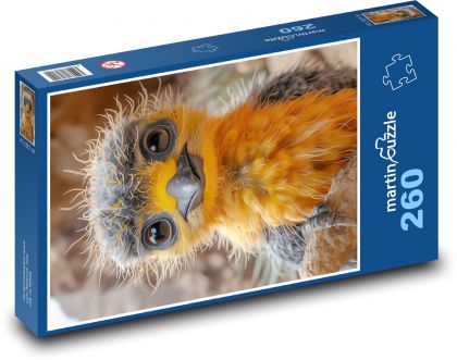 Oranžový vták - Puzzle 260 dielikov, rozmer 41x28,7 cm