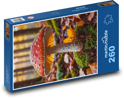 Poisonous mushroom - Puzzle 260 pieces, size 41x28.7 cm 